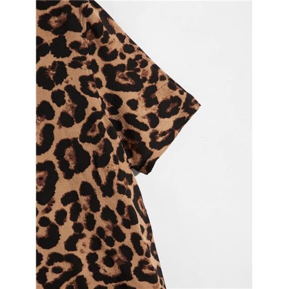 Men's Striped Shirts Casual Short Sleeve Button Down Shirts - Picture 4 of 5